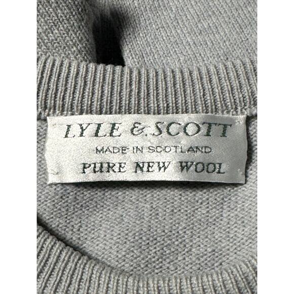 Lyle & Scott Men's Scotish Made New Wool Sweater XL - Picture 3 of 4